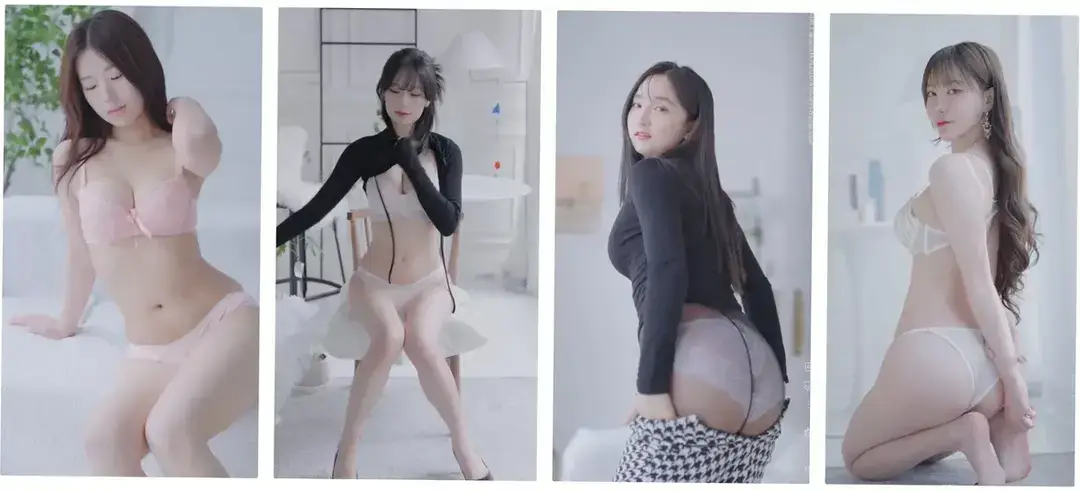 摄影教材、韩国美女模特/内衣/丝袜 试穿/换衣合集，4K超高清画质，共28GB