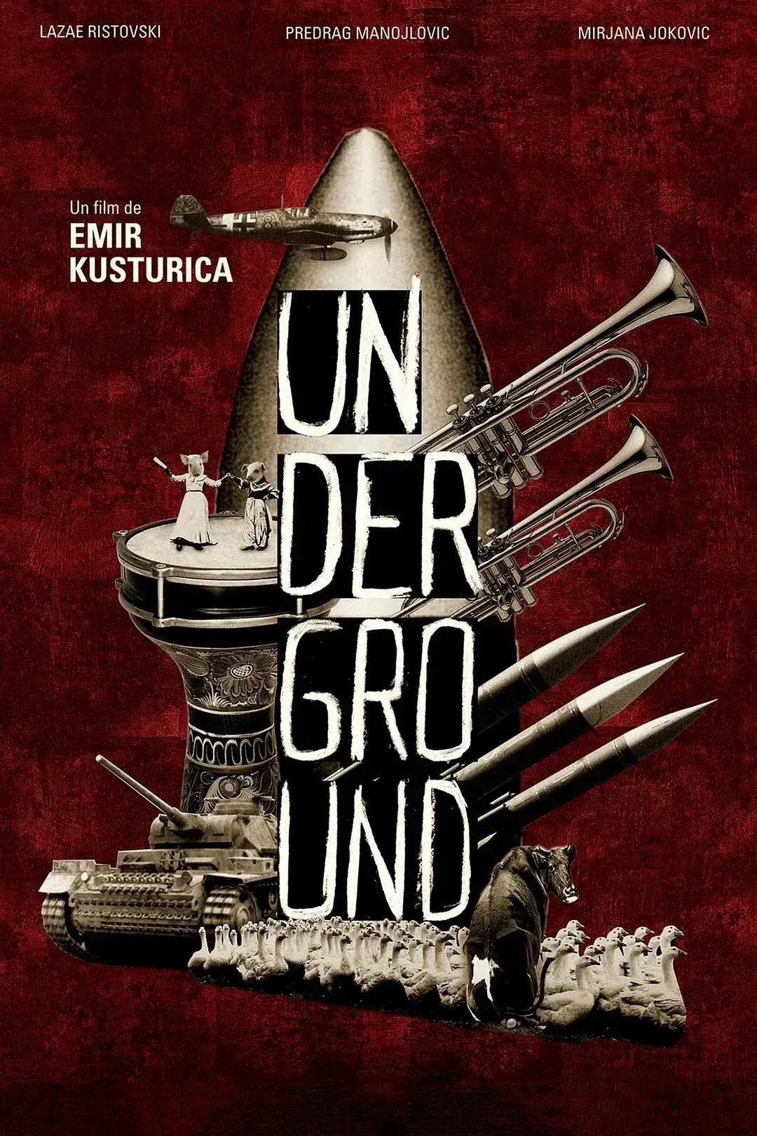 地下 蓝光原盘下载+高清MKV版/地下社会(台) / 没有天空的都市 / Underground 1995 Подземље 21.2G