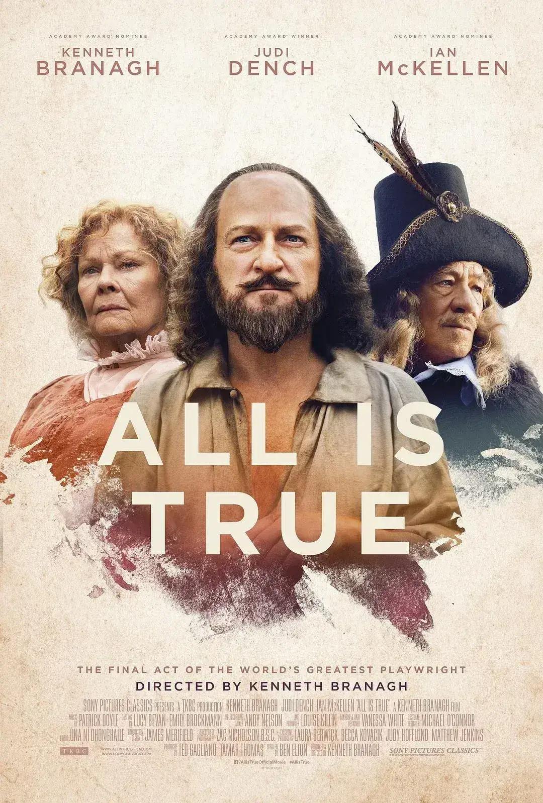 都是真的 蓝光原盘下载+高清MKV版/莎士比亚的最后时光(台) 2018 All Is True 15.7G