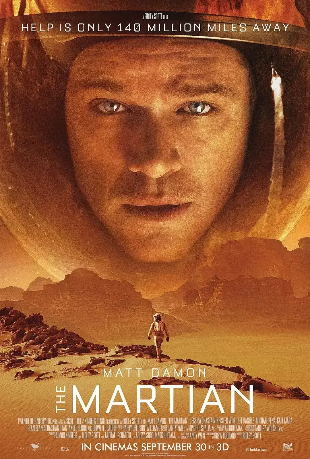 火星救援 3D蓝光原盘+高清MKV版/ 火星任务(港) / 绝地救援(台) / 火星人 2015 The Martian 44.8G