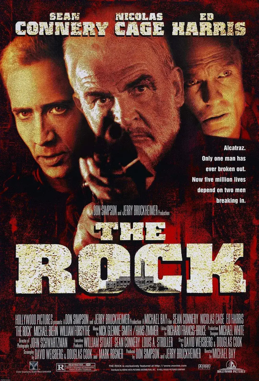 勇闯夺命岛 蓝光原盘+MKV/石破天惊(港)/绝地任务(台) /1996 The Rock 39G