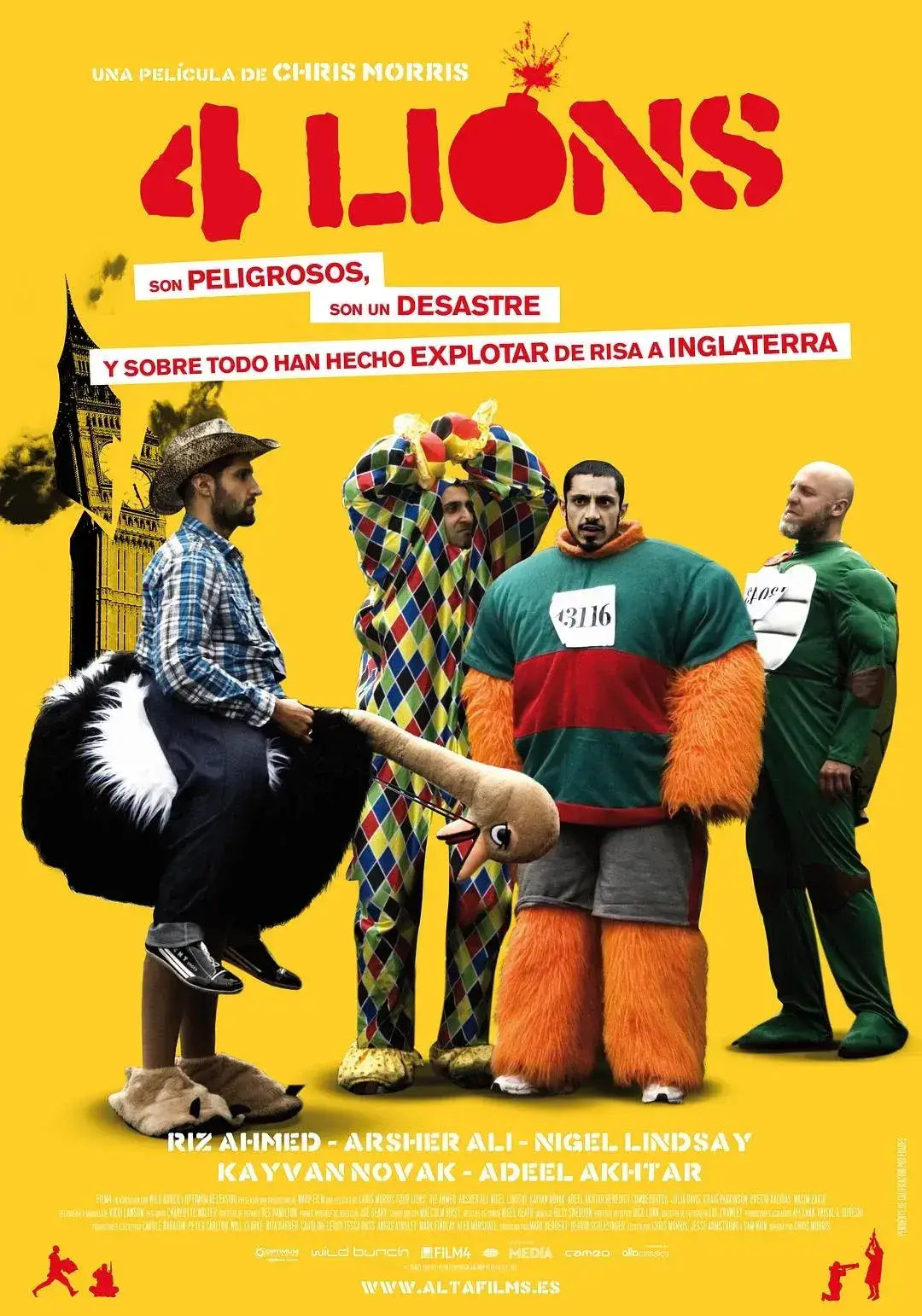 四头狮子 蓝光原盘下载+高清MKV版/四个傻瓜(台) 2010 Four Lions 39.7G